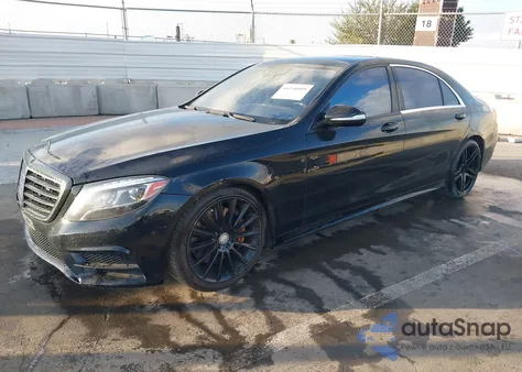 2015 Mercedes-Benz S 550 z USA, uszkodzony, nr VIN WDDUG8CB1FA194071